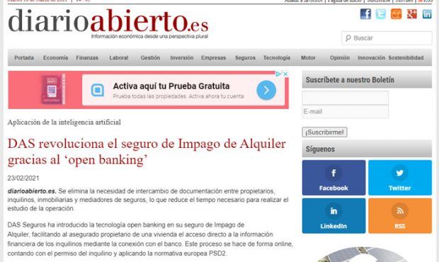 onLygal revoluciona el seguro de Impago de Alquiler gracias al ‘open banking’