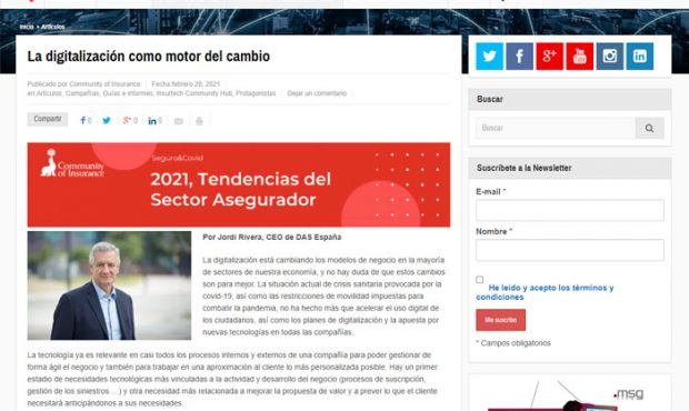 La digitalización como motor del cambio